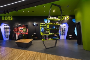 Shopping Mall Sports <strong>Mdf</strong> Clothes Shop <strong>Display</strong> <strong>Stand</strong> for Flagship - Product Image 6