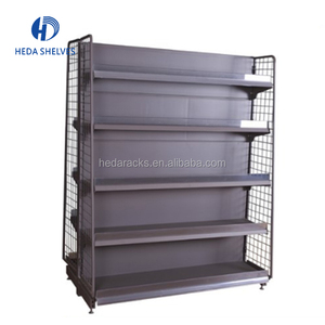 Góndola-Estantería <span class=keywords><strong>de</strong></span> supermercado personalizada <span class=keywords><strong>de</strong></span> segunda mano, a <span class=keywords><strong>precio</strong></span> <span class=keywords><strong>de</strong></span> fábrica, <span class=keywords><strong>de</strong></span> Metal, doble cara - Product Image 4