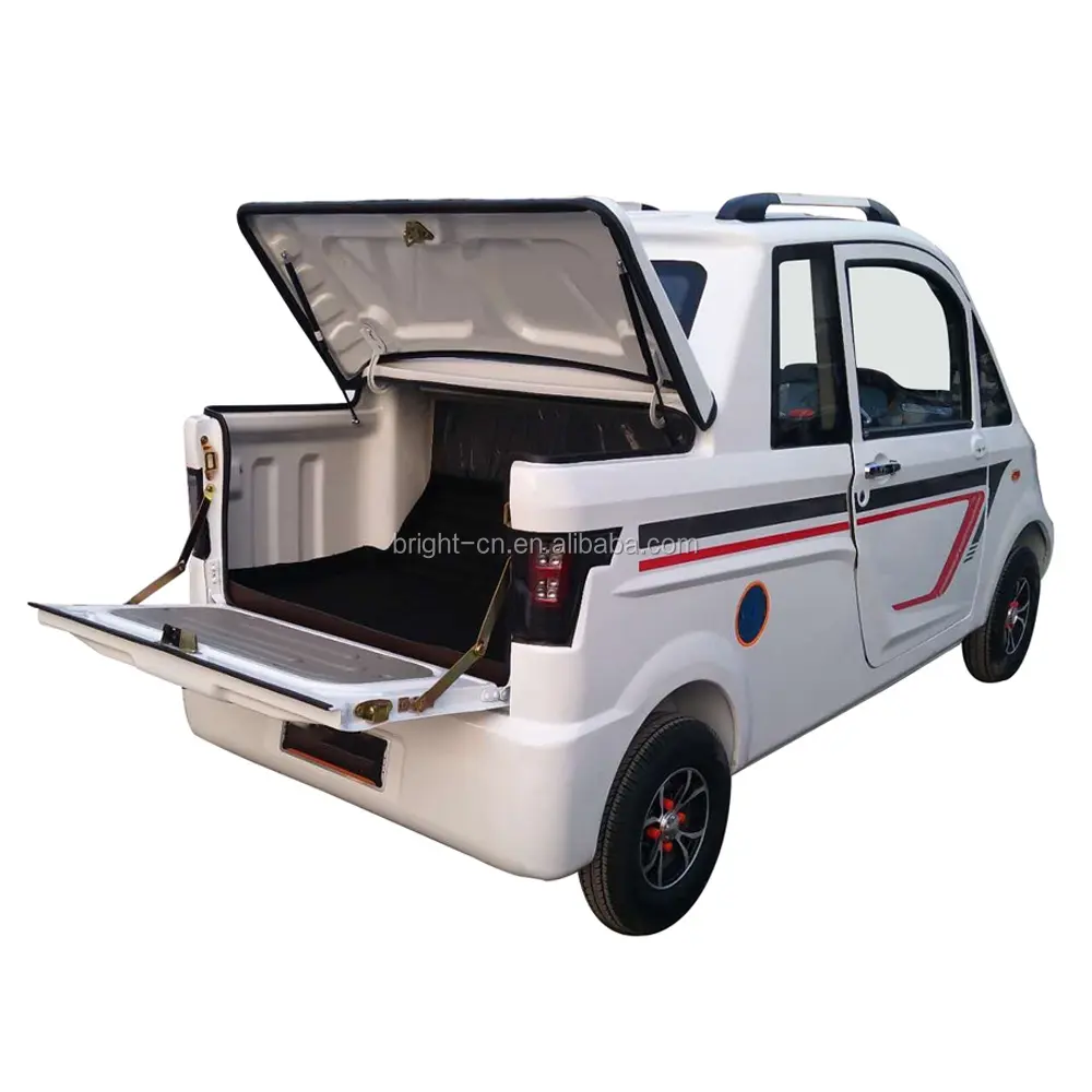 Mini camion elettrico dell'automobile dell'automobile del carico della raccolta del motorino elettrico a quattro ruote