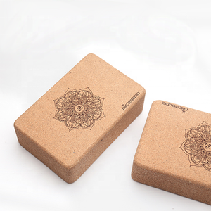 Tùy chỉnh khắc Chất lượng cao hữu cơ kit của Yoga gạch tự nhiên nút chai Yoga khối - Product Image 4