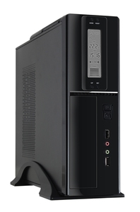 Boîtier d'ordinateur <span class=keywords><strong>micro</strong></span> avec écran LCD. Mini tour de bureau mince - Product Image 4