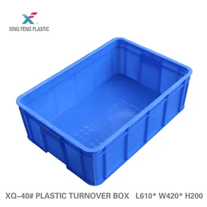 Nhựa Bán Buôn Vận Chuyển Lưu Trữ Bin Và Nhựa Xếp Chồng Và Làm Tổ Container 610*420*200Mm