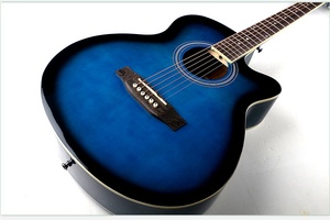 40inch High Gloss <strong>Black</strong> Cutaway <strong>Acoustic</strong> <strong>Guitar</strong> From China <strong>Guitar</strong> Factory - Product Image 3