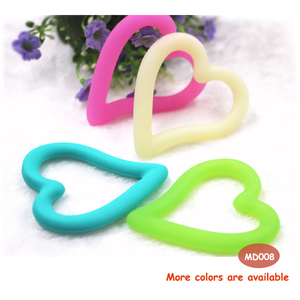 Muestra libre adulto silicona donut colgante teether al por mayor dentición del bebé - Product Image 6