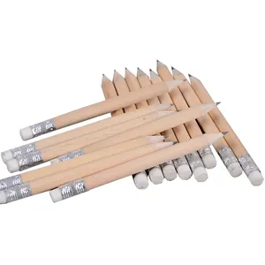 Chất lượng cao bút chì nhỏ tự nhiên gỗ HB bút chì tùy chỉnh pencils3.5 inch hb bút chì