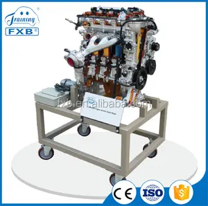 Plataforma de demostración para automóvil para motor de gasolina controlado electrónicamente (impulsado por motor) para equipo mecánico automático