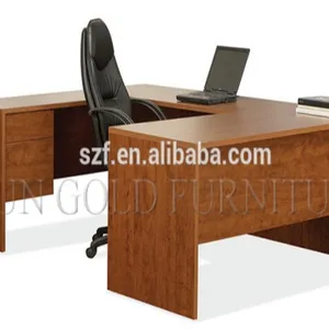 مصنع أثاث المكاتب يو شكل طاولة مكتب تنفيذي خشبية (SZ-OD366)