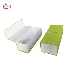 Bán Buôn Tùy Chỉnh Vàng Dập Biểu Tượng Có Thể Tái Chế Lớn Cứng Nhắc Có Thể Gập Lại Nam Châm Gói Hộp Sang Trọng Màu Hồng Giấy Trắng Hộp Cho Đồ Trang Sức Khăn - Product Image 5