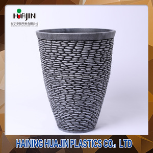 Plus <span class=keywords><strong>pas</strong></span> cher prix en plastique hdpe imitation pierre décore pots de fleurs des <span class=keywords><strong>plantes</strong></span> - Product Image 4