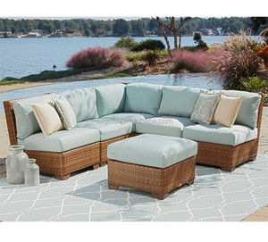 5 plazas mayorista directo de fábrica, <span class=keywords><strong>en</strong></span> forma de <span class=keywords><strong>L</strong></span> sofá esquina patio <span class=keywords><strong>exterior</strong></span> muebles de ratán malasia - Product Image 1