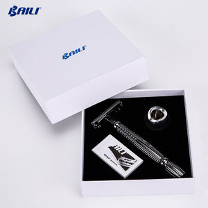 Rasoio a farfalla con manico lungo dritto in metallo in acciaio inossidabile <span class=keywords><strong>per</strong></span> <span class=keywords><strong>uomo</strong></span> - Product Image 6