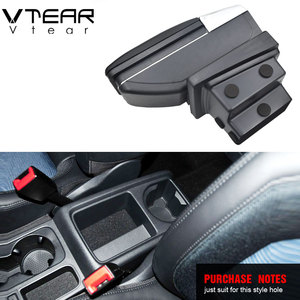 Vtear Central Store Content Box avec porte-gobelet Accessoire de style automobile intérieur 2009-2017 pour Volkswagen <span class=keywords><strong>Tiguan</strong></span> Accoudoirs Box - Product Image 2