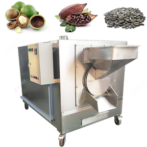 Đầy đủ Tự Động Trống Rang Xay Có Hương Vị Hạt Điều Rang Máy - Product Image 5