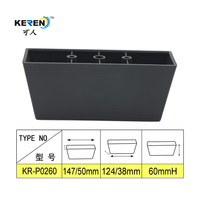 Offre Spéciale Meubles Pieds de Table en plastique de 60mm Table Jambe Niveleurs Lowes Avec Bon Prix