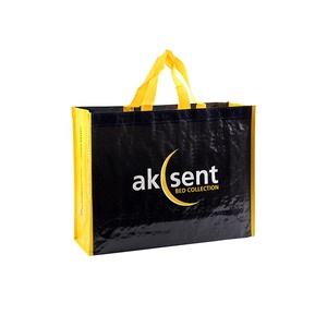 Custom PP Woven Shopping Bag Promotional Plastic Laminated Bag