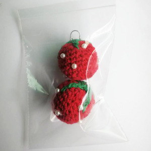 <span class=keywords><strong>Pendientes</strong></span> de fruta de <span class=keywords><strong>ganchillo</strong></span> hechos <span class=keywords><strong>a</strong></span> mano declaración de moda pendiente de onda de algodón de fresa <span class=keywords><strong>pendientes</strong></span> redondos turquesa en diseño de fruta 10g - Product Image 3