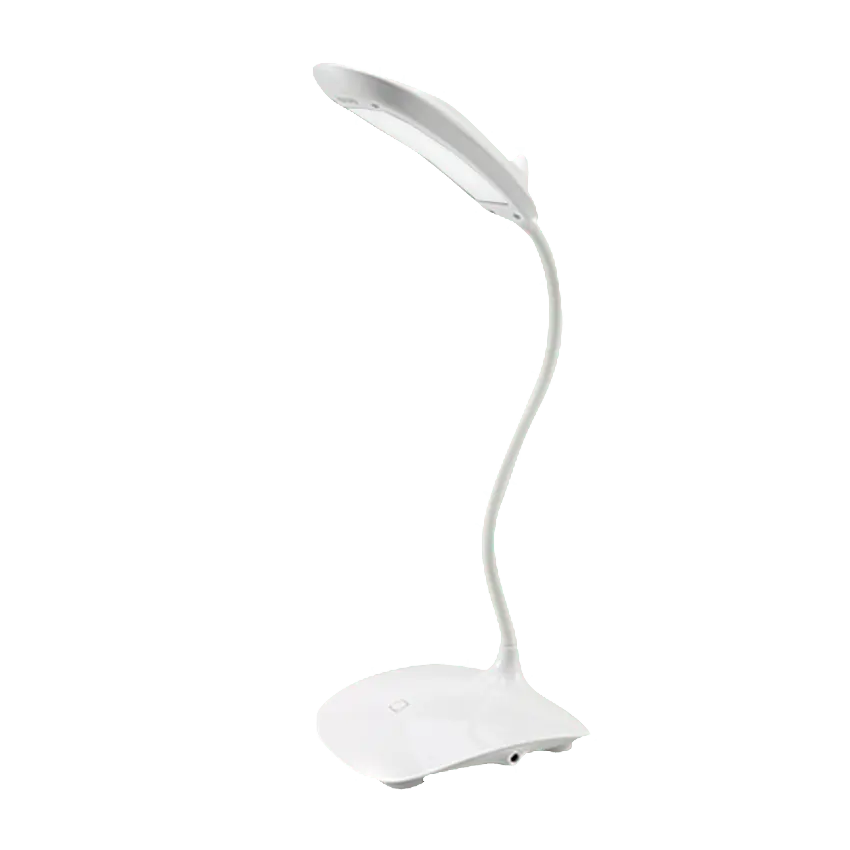 Modern Style and Energy Saving Light Source ABS plastic built in rechargeable battery desk Lamp