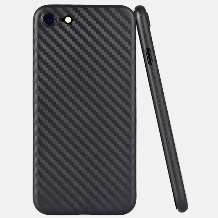 Free Sample 0.35MM Ultra Thin Shockproof Cover for iPhone 8 PP Case, Carbon fiber PP case for iPhone 8