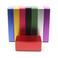 Boîte de chantier en aluminium Cnc, personnalisée, fine boîte, Mod