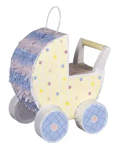 Decoración Para Baby Shower, carro de bebé, Piñata