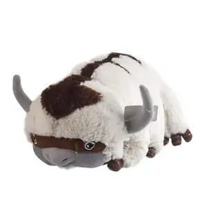 Vaca de pelúcia grande macia confortável, decoração de casa, presente appa, brinquedo de pelúcia