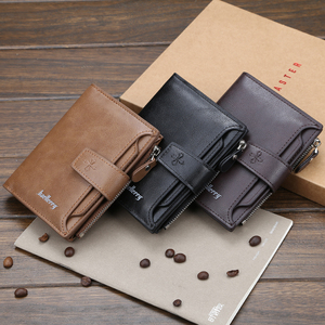 Baellerry Fashion New Style <strong>Men's</strong> Short Section PU Leather Wallets With Hasp,Blocking Card Holder Zipper <strong>Purse</strong> <strong>for</strong> <strong>Man</strong> - Product Image 3