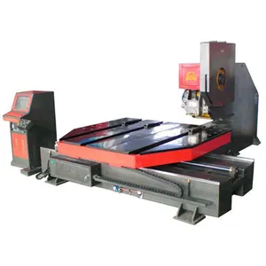 Máquina de corte CNC hidráulica máquina de perfuração do furo para a plataforma com estabilidade de longo-prazo