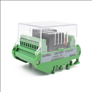 220VDC/AC клеммной колодки реле HJDZ-A004 Din rail промежуточное реле - Product Image 1