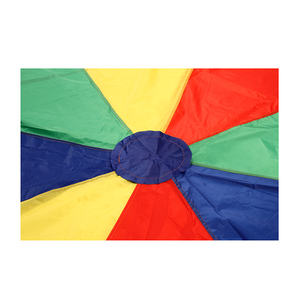 Jeu de travail d'équipe éducative, pour enfants en <span class=keywords><strong>maternelle</strong></span>, 10 pièces, poignées, jouet <span class=keywords><strong>Parachute</strong></span> arc-en-ciel - Product Image 6