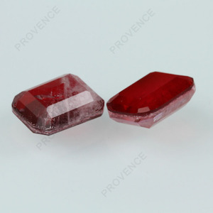 <span class=keywords><strong>Emerald</strong></span> cut giả của ruby đá quý giá đối pendant Jewelry - Product Image 4