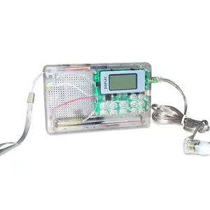 <span class=keywords><strong>Radio</strong></span> numérique de poche FM/AM miniature personnalisée de haute qualité et bon marché, transparente, pour prison - Product Image 1