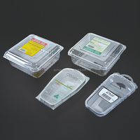 Fabriek Custom Plastic Apet Pp Ps Blister Opvouwbare Verpakking Doos Voor Voedsel, Fruit, Speelgoed, Geschenk, Elektronisch Product