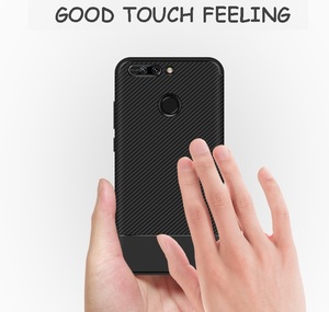 Antichoc Souple Silicone En Fiber De Carbone Cas de Téléphone couverture Pour Huawei <span class=keywords><strong>Honor</strong></span> <span class=keywords><strong>V9</strong></span> Y3 Y7 Profiter 7 Plus le Cas TPU - Product Image 3