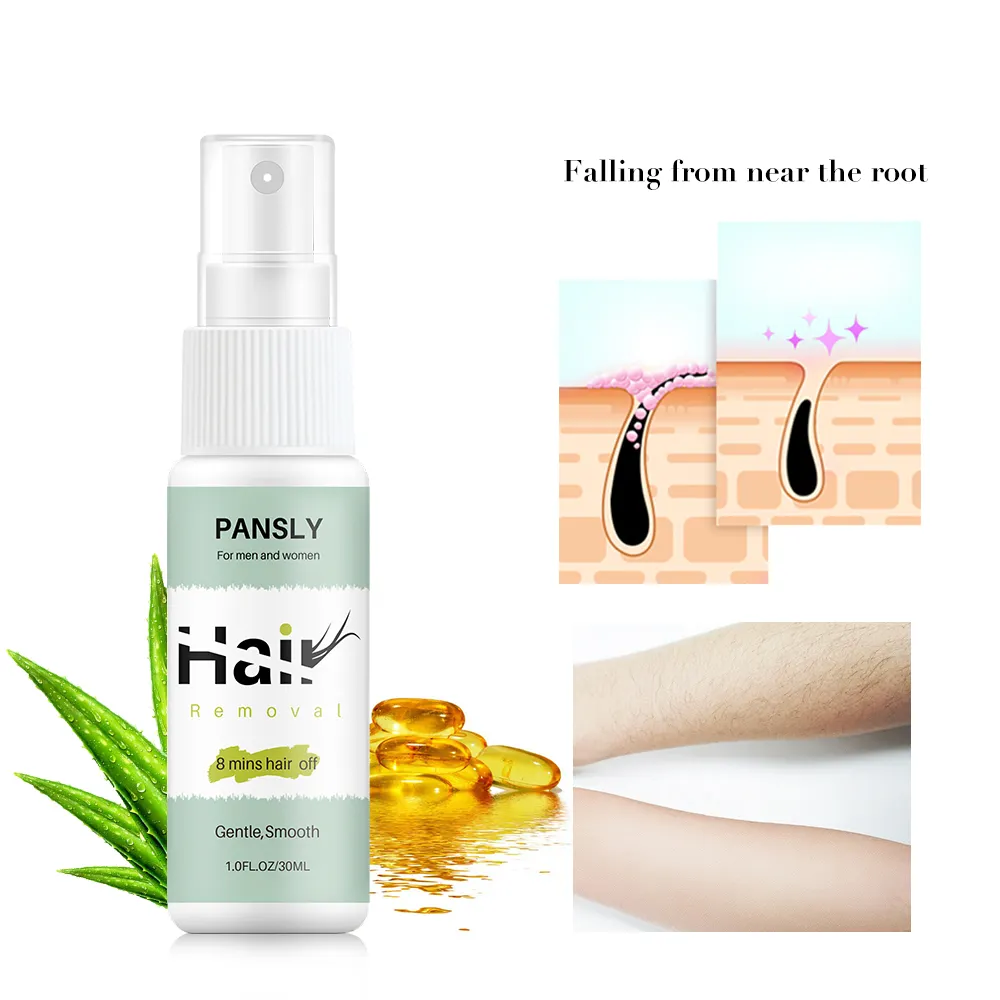 PANSLY Hair Removal Spray For Private Parts Legs Facial Hair Removal Cream Smooth Skin Depilatory Cream