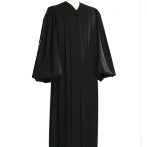 Túnica de Juez Negra de Lujo Personalizada - Product Image 1