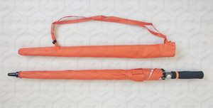 Haute qualité couleur orange 210 t pongé <span class=keywords><strong>avec</strong></span> revêtement argenté <span class=keywords><strong>parapluie</strong></span> de golf <span class=keywords><strong>avec</strong></span> sangles - Product Image 5
