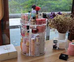 A buon mercato <span class=keywords><strong>Trasparente</strong></span> Chiaro Brush Holder 360 Gradi di Rotazione Acrilico di <span class=keywords><strong>Trucco</strong></span> Dell'organizzatore - Product Image 4