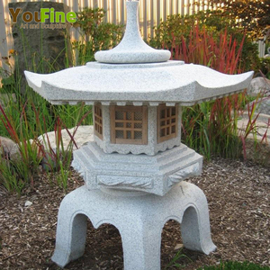 Outdoor Decoratie Graniet Pagode Lantaarn - Product Image 3