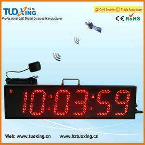 Módulo de aluminio de reloj de carrera <span class=keywords><strong>digital</strong></span> LED vinculado a GPS para sincronizar el tiempo - Product Image 4