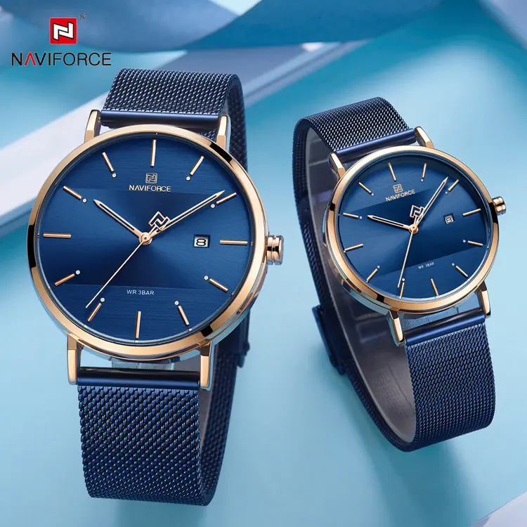 NAVIFORCE brand watches for women luxury montre femme Couple Watch Wristwatch Waterproof Lovers 3008