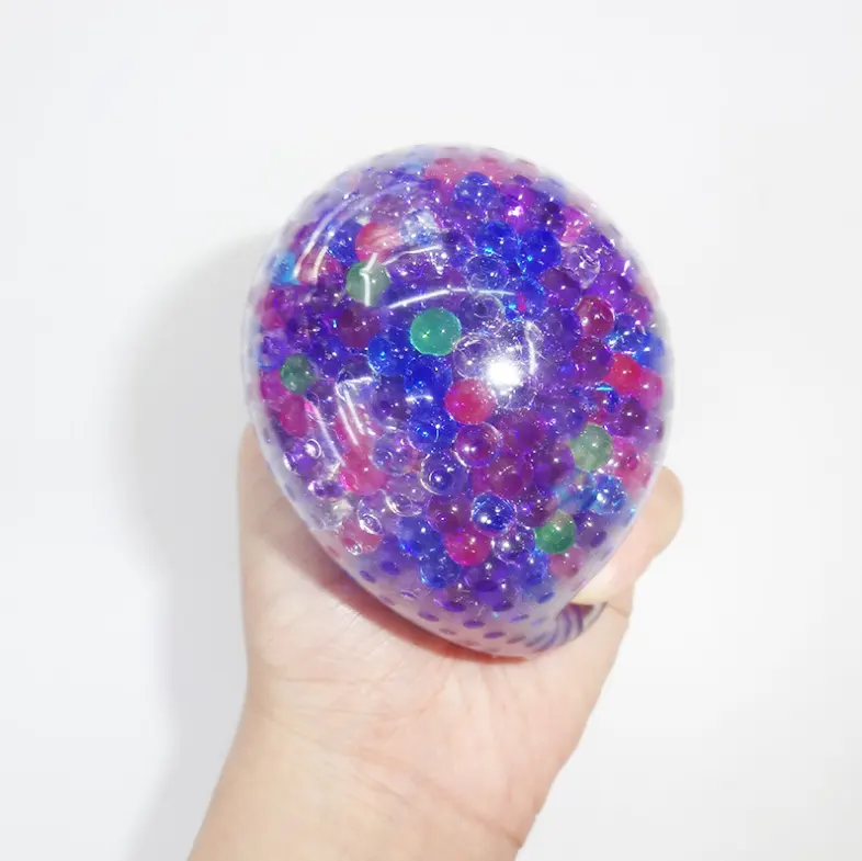 Bead Gel squeeze Stress Ball squeezable Stretchy Stress Ball