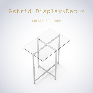 Diseño de <span class=keywords><strong>moda</strong></span> Cromo <span class=keywords><strong>Boutique</strong></span> Sistema de Visualización Con Panel de Acrílico - Product Image 1