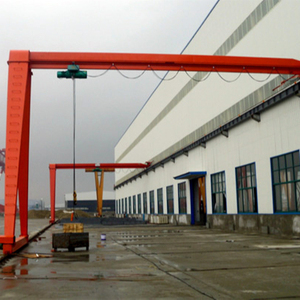 Einzel träger Elektro aufzug halb halb mobiler Portalkran 5 Tonnen bester Preis - Product Image 3