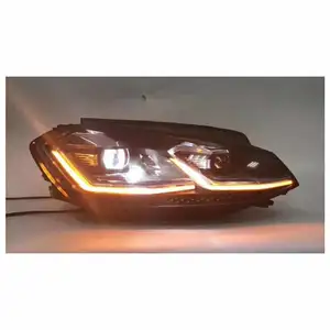 Lampu Depan Led Mobil untuk Vw Golf 7, Lampu Depan Led untuk Golf 7.5 Perak 2013-2018