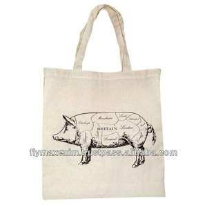 Venta al por mayor de bolsas ecológicas personalizadas de las mujeres bolsas de algodón personalizadas cosméticos bolsas de compras - Product Image 2