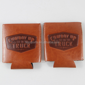 Giá Đỡ Làm Mát Bằng Da PU Dập Nổi/Debossed Logo Khuyến Mại OEM Nhà Máy Giá Rẻ - Product Image 2