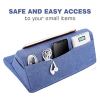 Support universel MoKo pour téléphone et tablette Support de téléphone à oreiller Multi Angle Soft Pillow Lap Stand pour iPad