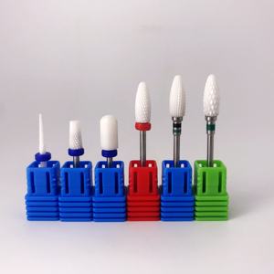 Gute Qualität 3/32 "Acryl Entfernen Sie <span class=keywords><strong>Bullet</strong></span> Flame Electric Ceramic Nail Drill Bits - Product Image 4