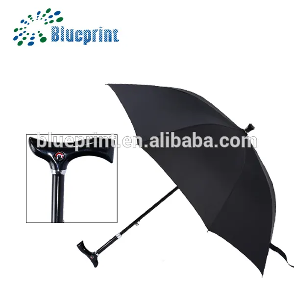 al aire libre de múltiples funciones olders correas con muleta bastón del paraguas