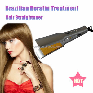 Popular 1.5 ''<span class=keywords><strong>de</strong></span> ancho placas al por mayor fuentes del peluquero del pelo plancha <span class=keywords><strong>de</strong></span> hierro plano <span class=keywords><strong>de</strong></span> cerámica y titanio - Product Image 3